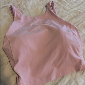 Lululemon align high neck tank top size 6 pink peony